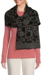 Karl Lagerfeld női sál Lurex mintás, szürke