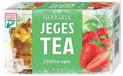 Herbária Jeges tea zöldtea-eper 20x2g