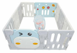 Nagy, praktikus, összecsukható moduláris játszótér - Babakarám - kék (ZOG.SQ-002.NIE)