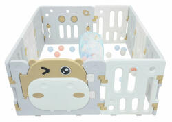  Nagy, praktikus, összecsukható moduláris játszótér - Babakarám - sárga (ZOG.SQ-002.BRO)