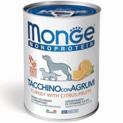 Monge Dog Fruit Monoprotein Pulyka rizzsel és naranccsal 400 g