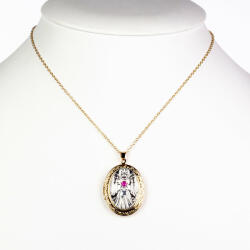 Emporia Arany Tónusú Nyaklánc Burmai Rubinnal - 79 cm