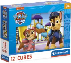 Clementoni Puzzle cu cuburi Clementoni din 12 piese - Patrula căţeluşilor (41194) Puzzle