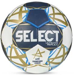 Select Ultimate EHF Liga Campionilor Replica V25 - minge de handbal, albastru-alb, mărimea 3 (422838)