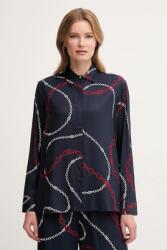 Tommy Hilfiger ing női, galléros, sötétkék, relaxed, WW0WW44045 - sötétkék 42