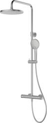 Oltens Vatten zuhany készlet fal termosztáttal trópusi zuhany opcióval nikkel 36505910 (36505910)