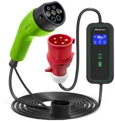 Qoltec 52471 Type-2 Elektromos autó töltőkábel 5m (7 kW - 32A) (52471) (52471)