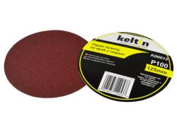 GEKO Keltin tépőzáras csiszolópapír 125 mm, P100 (K00013)