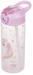 Baagl tritán kulacs 500 ml-es szívószálas - Rainbow Unicorn (A-35414)