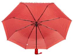 Feeling Rain Oda-vissza automata apró pöttyös piros esernyő Feeling Rain 316A (316 a piros)