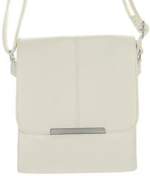 ILF Kis méretű, fedeles fehér női oldaltáska Ilf (H 182 white)