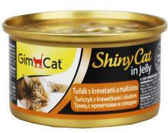  GimCat ShinyCat konz. tonhal&garnéla&maltóz 70g