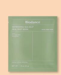 Biodance Mască facială cu minerale marine Refreshing Sea Kelp Real Deep Mask - 34 g / 1 buc Masca de fata