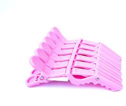 HairExtensionShop Hajcsipesz Krokodil Csat 11.5cm Rózsaszín Színben 1db - Nagy Tömegű Hajak Rögzítéséhez