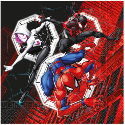 Marvel Pókember World of Webs szalvéta 20 DARABOS, 33x33 cm FSC Nr3