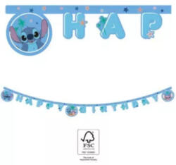 Disney Lilo és Stitch, A csillagkutya Angel Happy Birthday zászlófüzér 2, 3 MÉTER FSC