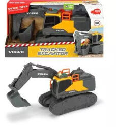 Dickie Toys Dickie: Volvo lánctalpas markoló - 23 cm, fénnyel és hanggal (147740)