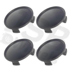  Set capace jante aliaj N12 negru (Z12N)