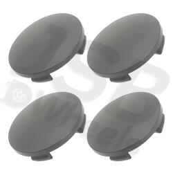  Set capace jante aliaj N23 negru (N23N)