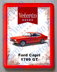  Hűtőmágnes Műanyag - Ford Capri 1700 GT piros (272152)