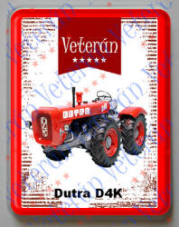  Hűtőmágnes Műanyag - Dutra D4K piros (345945)