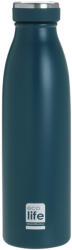 Ecolife Reciclabil Sticlă Termos Oțel inoxidabil Fără BPA 500ml Albastru 33-BO-3037 (33-BO-3037)