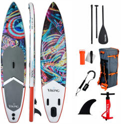 Viking Avenger Gonflabilă Placă SUP cu Lungime 3.8m Multicoloră 105257 (105257)