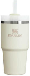 STANLEY Quencher H2.0 FlowState Pahar Termos Oțel Inoxidabil Fără BPA 590ml Crem cu Pai 10-10826-304 (10-10826-304)