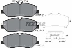 TEXTAR Set placute frana TEXTAR 2242101 (2242101)