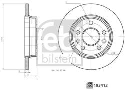 Febi Bilstein Disc frana FEBI BILSTEIN 193412 (193412) - fixbox