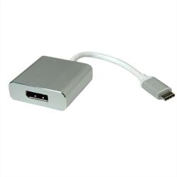 Roline USB 3.1 C Apa DisplayPort Anya Adapter Ezüst
