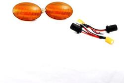 Carmart Диодни мигачи за калник за Opel Astra F / Corsa B, C / Tigra A (1991-1999) - опушени с бягащ мигач