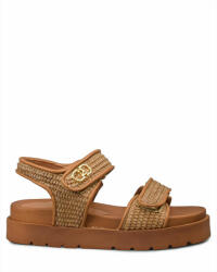 Sante Sandale Casual Damă Din Piele Bej Tabac Maro 25-434-18 (25-434-18)