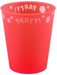  Red, Piros micro prémium műanyag pohár 250 ml (PNN96197)