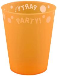  Narancssárga Orange micro prémium műanyag pohár 250 ml (PNN96201)