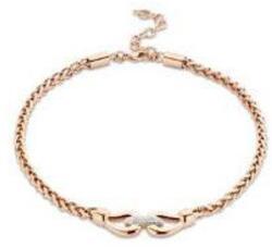  Victoria Rose gold színű fehér köves nyaklánc (VBNACA54547) - sandori