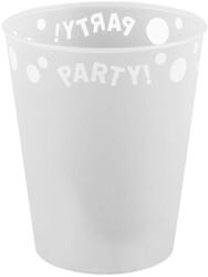  White, Fehér micro prémium műanyag pohár 250 ml (PNN96200)