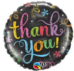  Thank You Chalkboard fólia lufi 46 cm (MLG117746)