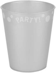  Silver, Ezüst micro prémium műanyag pohár 250 ml (PNN96485)