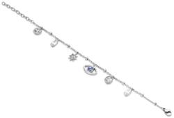  Victoria Ezüst színű köves szem karkötő (VBKACA81921) - sandori