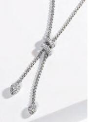  Victoria Ezüst színű fehér köves nyaklánc (VBNACA67750) - sandori