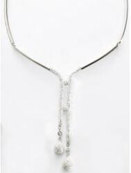  Victoria Ezüst színű fehér köves nyaklánc (VBNACA47345) - sandori