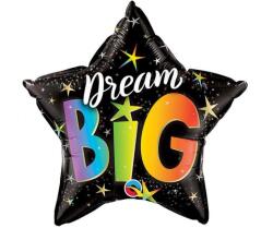 Dream Big Rainbow, Csillag fólia lufi 46 cm (MLG174251) - sandori
