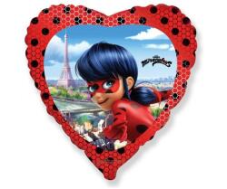  Katicabogár és Fekete macska kalandjai Heart fólia lufi 46 cm (WP) (MLG302530) - sandori