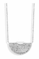  Victoria Ezüst színű fehér köves félhold nyaklánc (VBNACA66347) - sandori