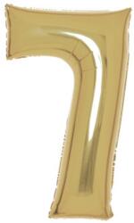  Arany White Gold 7-es szám fólia lufi 88 cm (DPA9915185) - sandori