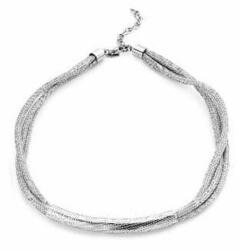  Victoria Ezüst színű vastag hálós nyaklánc (VBNACA62945) - sandori