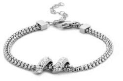  Victoria Ezüst színű fehér köves karkötő (VBNACA67720) - sandori