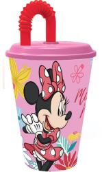  Disney Minnie Spring szívószálas pohár, műanyag 430 ml (STF74430)