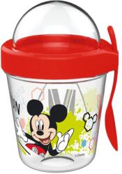  Disney Mickey Fun pohár snack tartó fedéllel és kanállal 350 ml (NVT831133) - sandori
